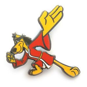 Hong Kong Phooey Dog Kung Fu Cartoon Lapel Pin